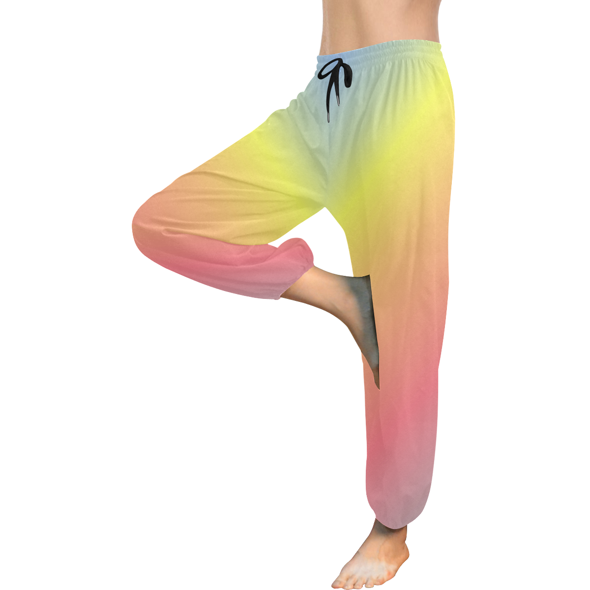 Tropical Blend Women's All Over Print Harem Pants (Model L18)