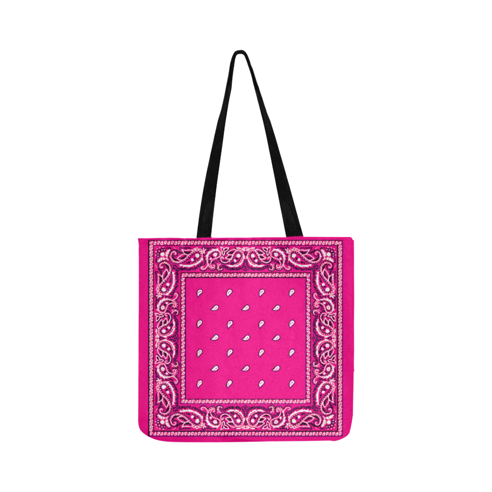 KERCHIEF PATTERN PINK Reusable Shopping Bag Model 1660 (Two sides)