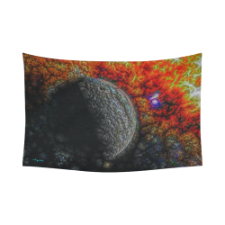 MOON 2 Cotton Linen Wall Tapestry 90"x 60"