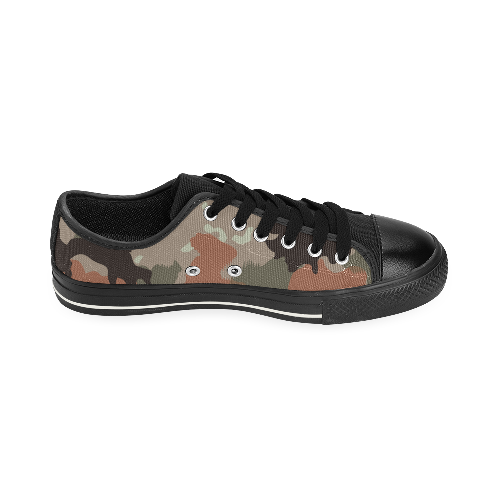 Desert camouflage Men's Classic Canvas Shoes (Model 018)