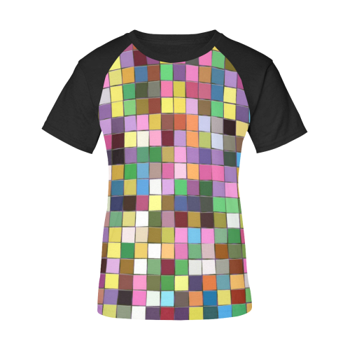 Mosai by Artdream Women's Raglan T-Shirt/Front Printing (Model T62)