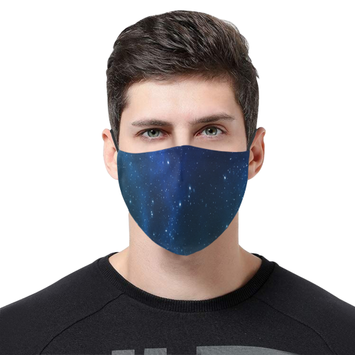 Space Galaxy 3D Mouth Mask with Drawstring (60 Filters Included) (Model M04) (Non-medical Products)