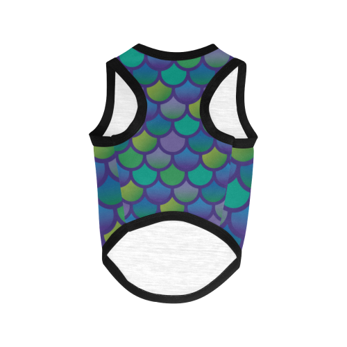 Mermaid SCALES multiCOLOR All Over Print Pet Tank Top