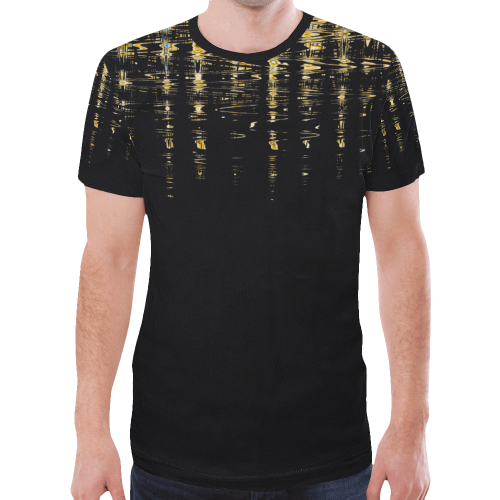 Water_Fall New All Over Print T-shirt for Men (Model T45)