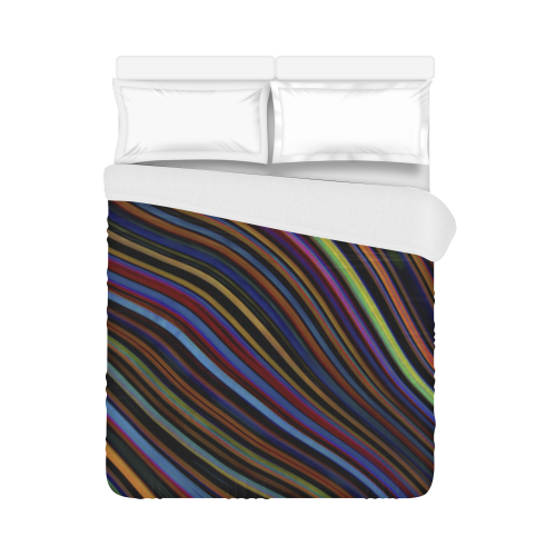 Wild Wavy Lines 04 Duvet Cover 86"x70" ( All-over-print)