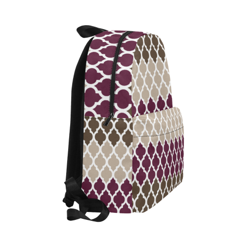 stripe lace pattern Unisex Classic Backpack (Model 1673)