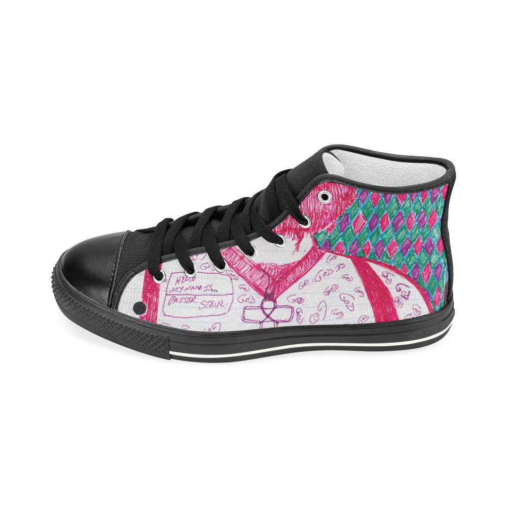 Women's Classic High Top Canvas Shoes (Model 017) Women's Classic High Top Canvas Shoes (Model 017)