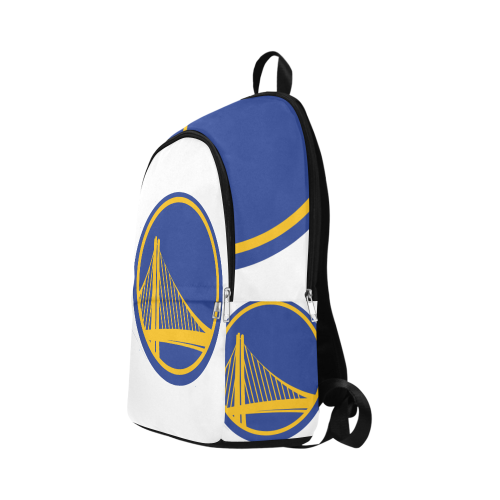 Golden State Warriors White Fabric Backpack for Adult (Model 1659)