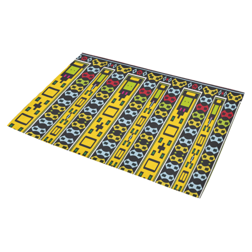 Shapes rows Azalea Doormat 30" x 18" (Sponge Material)