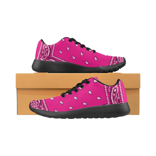 KERCHIEF PATTERN PINK Women’s Running Shoes (Model 020)