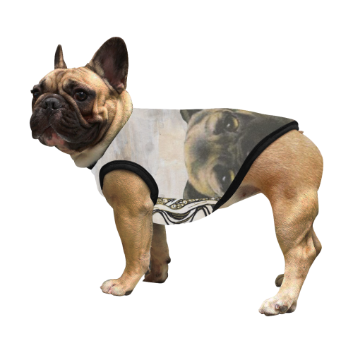 Pug Dog tshirt All Over Print Pet Tank Top