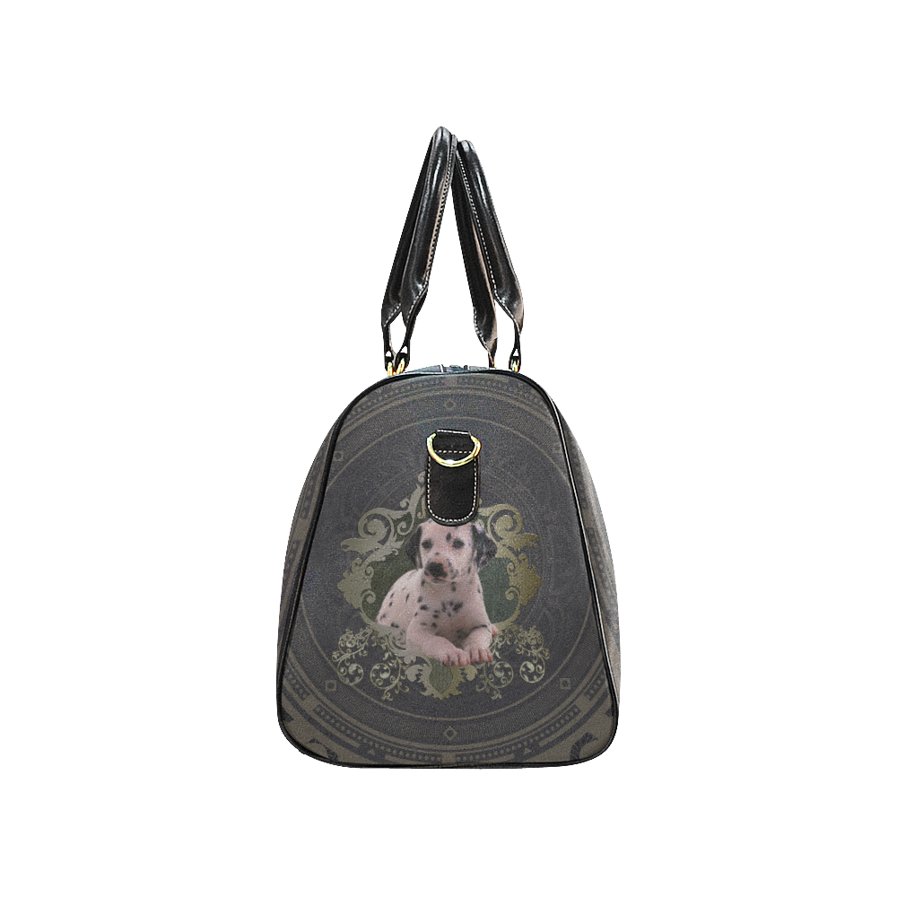 Cute dalmatian New Waterproof Travel Bag/Small (Model 1639)