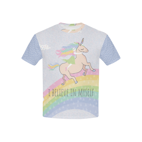 Unicorn Kids' All Over Print T-shirt (USA Size) (Model T40)