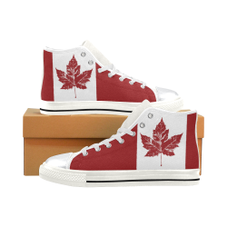 Cool Canada Sneakers Kid's High Tops High Top Canvas Shoes for Kid (Model 017)