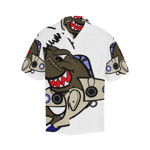 Shark Attack Hawaiian Shirt (Model T58)