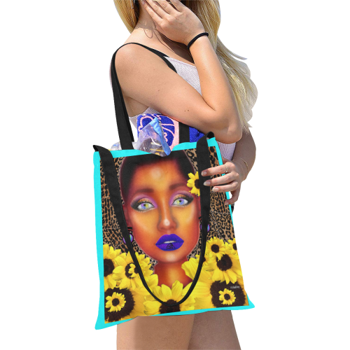 DEA$ARTSADD All Over Print Canvas Tote Bag/Medium (Model 1698)