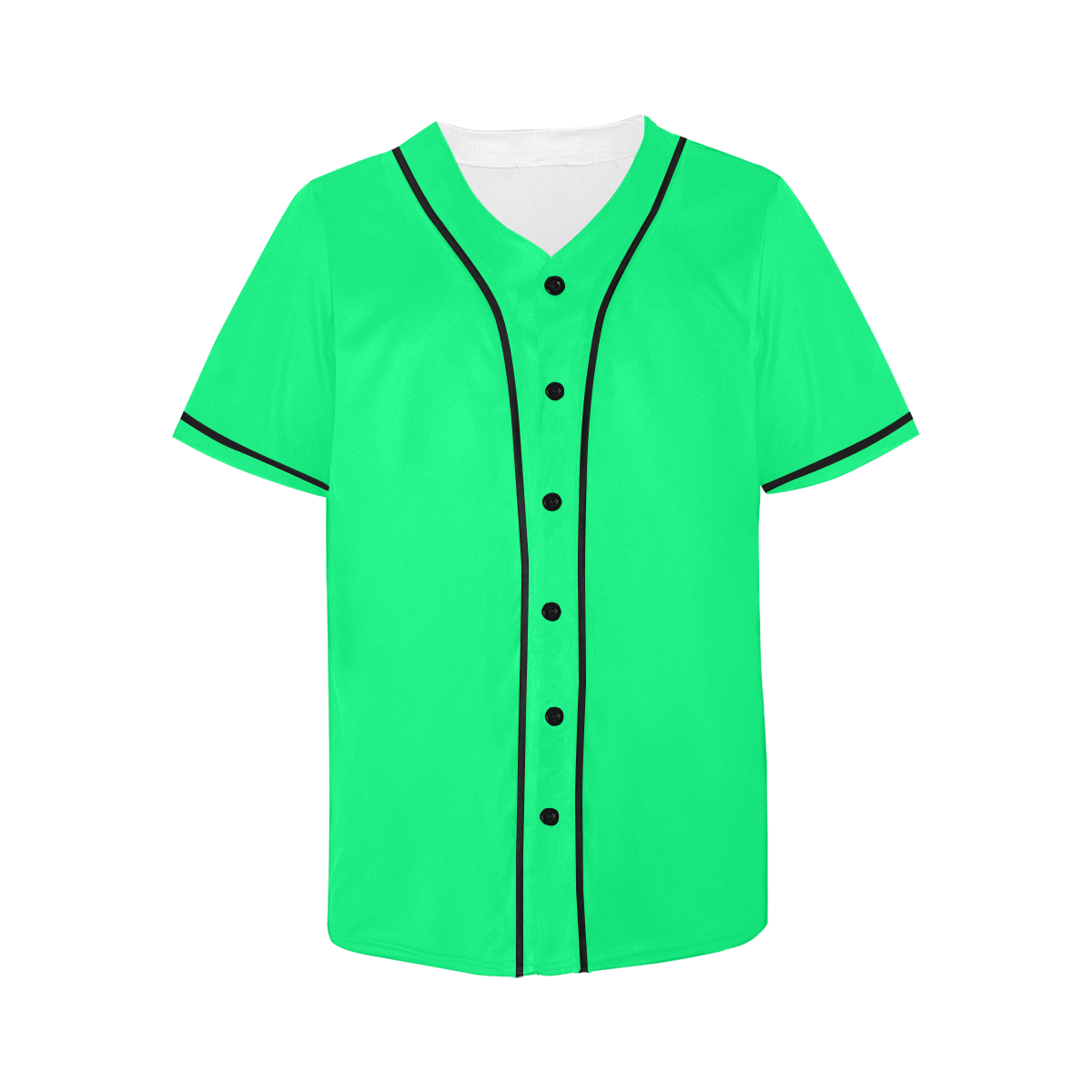 color spring green All Over Print Baseball Jersey for Women (Model T50)