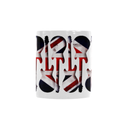 Union Jack British UK Flag Guitars Custom Morphing Mug