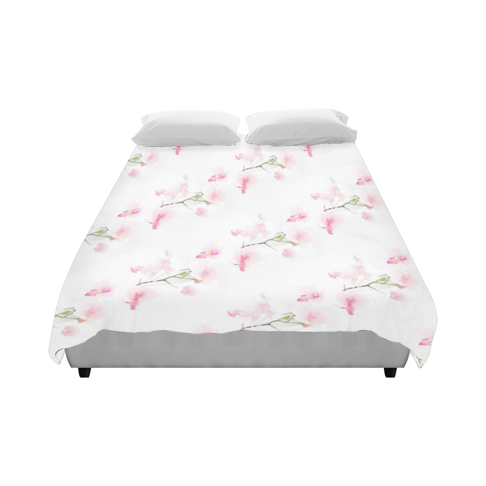 Pattern Orchidées Duvet Cover 86"x70" ( All-over-print)