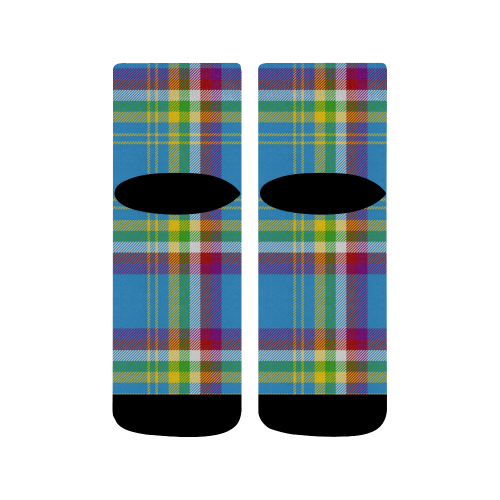 Yukon Tartan Quarter Socks