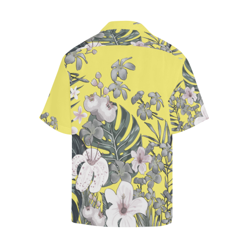 Yellow Aloha-3 Shirt 479 Hawaiian Shirt (Model T58)