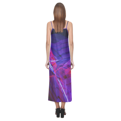 Ultra variation V-Neck Open Fork Long Dress(Model D18)