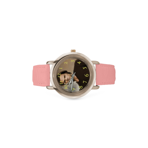 Sammy Women's Rose Gold Leather Strap Watch(Model 201)