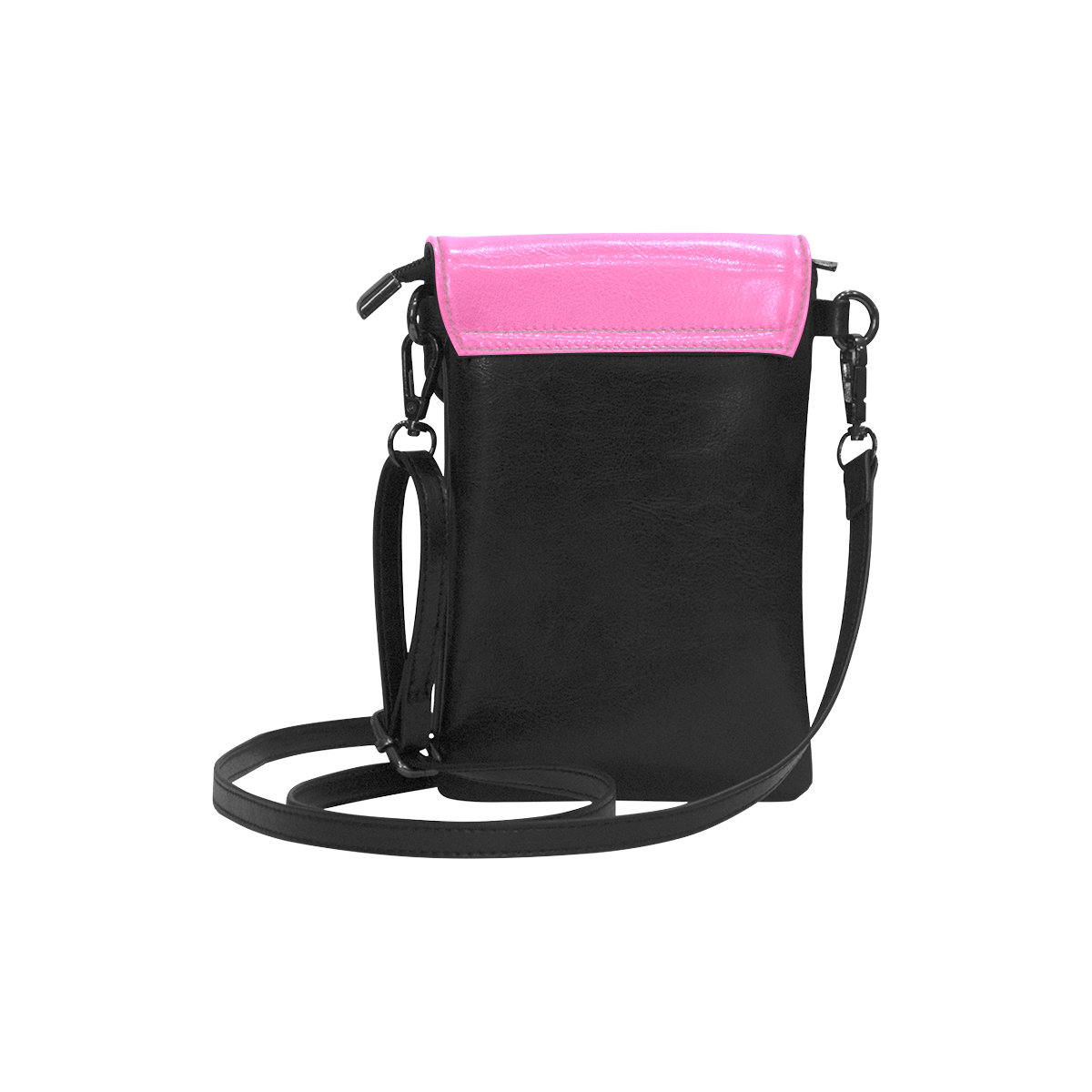color hotpink Small Cell Phone Purse (Model 1711)