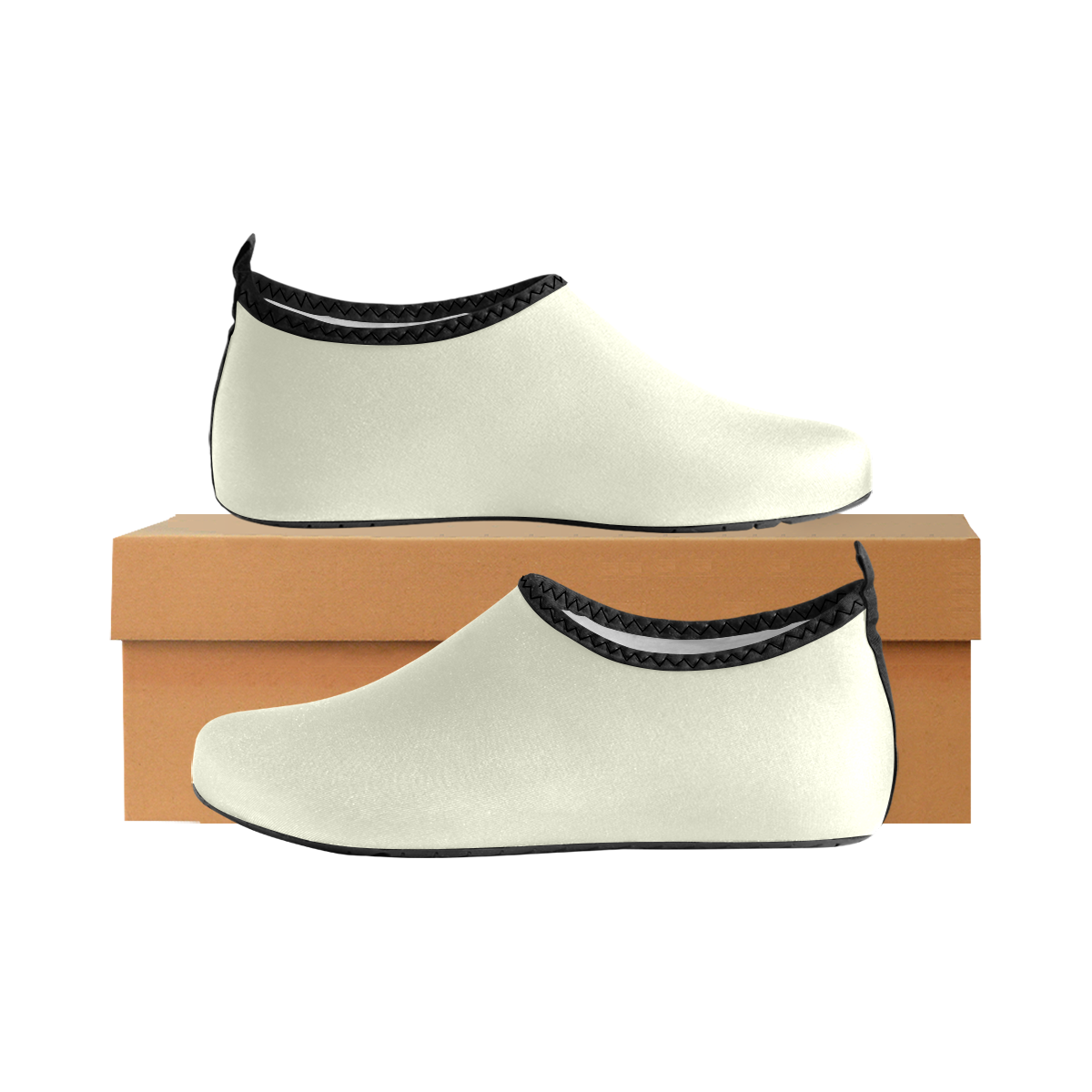 color beige Women's Slip-On Water Shoes (Model 056)