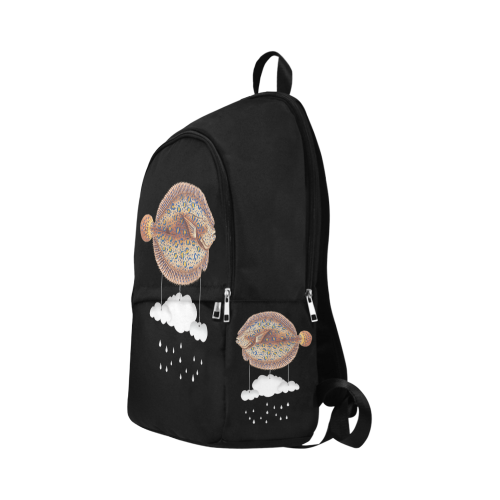 The Cloud Fish Surreal Fabric Backpack for Adult (Model 1659)