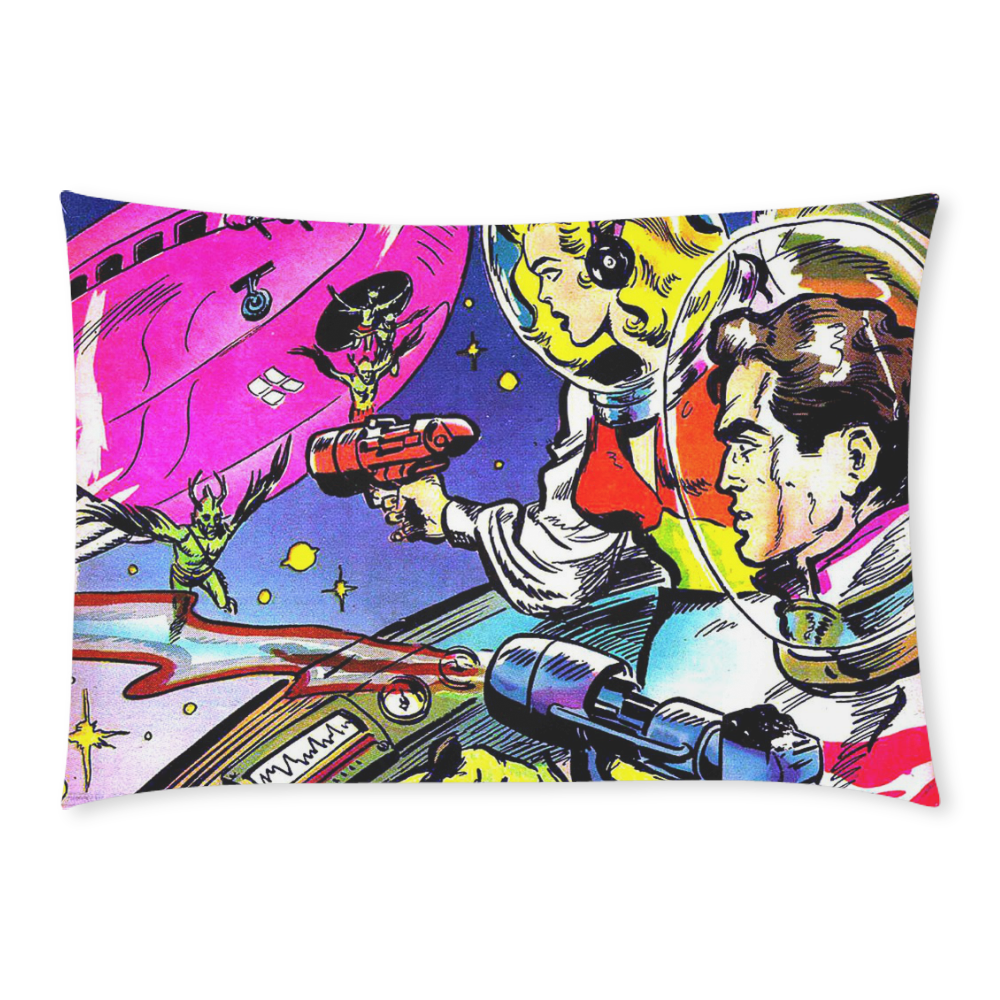 Battle in Space 2 Custom Rectangle Pillow Case 20x30 (One Side)