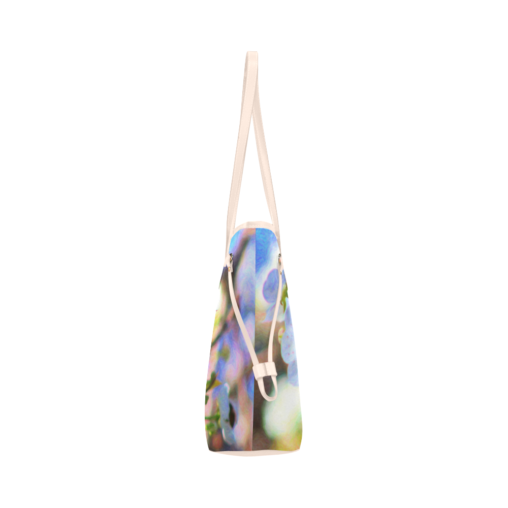 Pear Tree Blossoms Clover Canvas Tote Bag (Model 1661)
