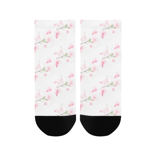 Pattern Orchidées Women's Ankle Socks