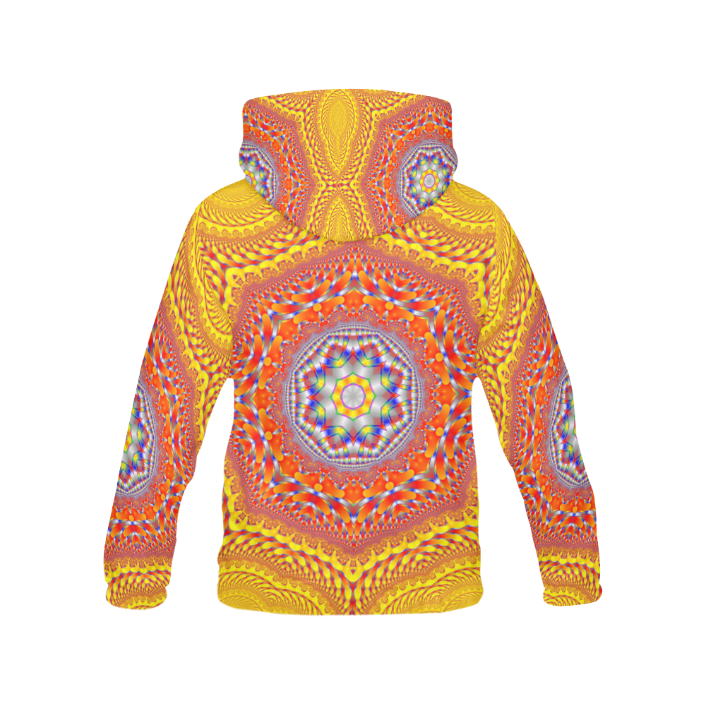Face to Face All Over Print Hoodie for Men (USA Size) (Model H13)