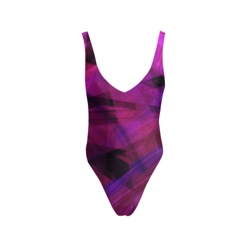 Manic colors Sexy Low Back One-Piece Swimsuit (Model S09)