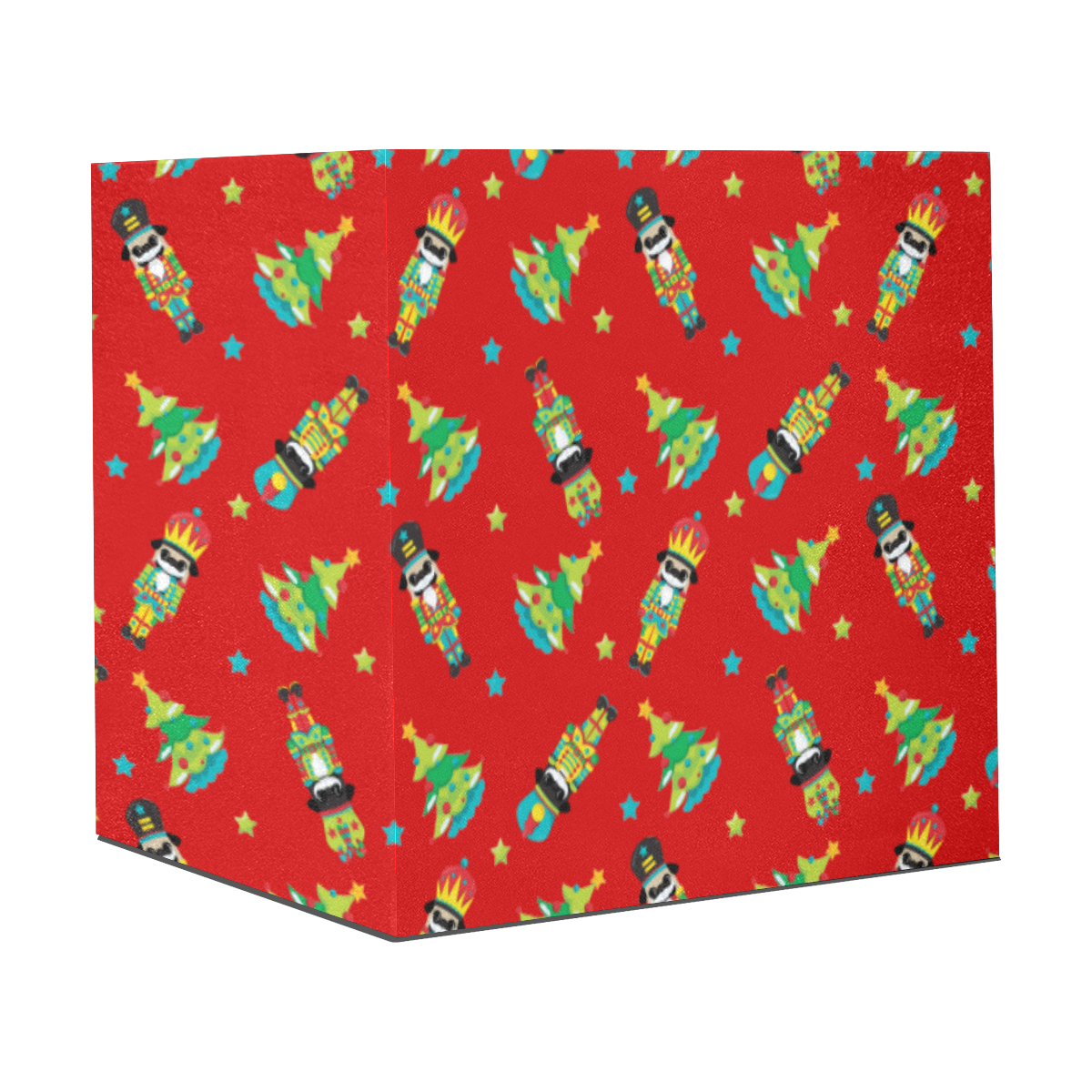 Pug Nutcracker Gift Wrapping Paper 58"x 23" (2 Rolls)
