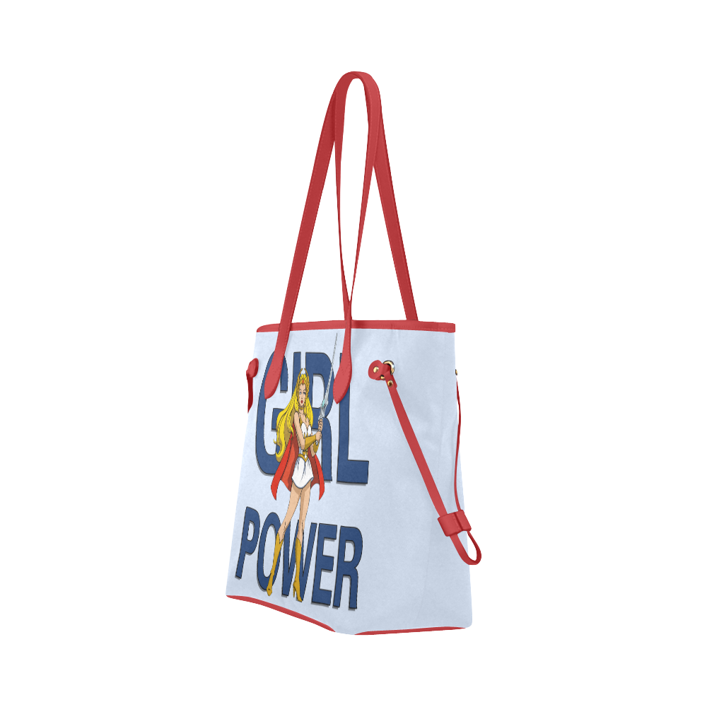 Girl Power (She-Ra) Clover Canvas Tote Bag (Model 1661)