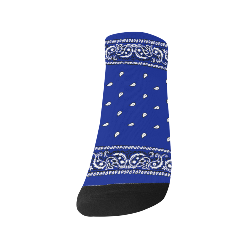 KERCHIEF PATTERN BLUE Men's Ankle Socks