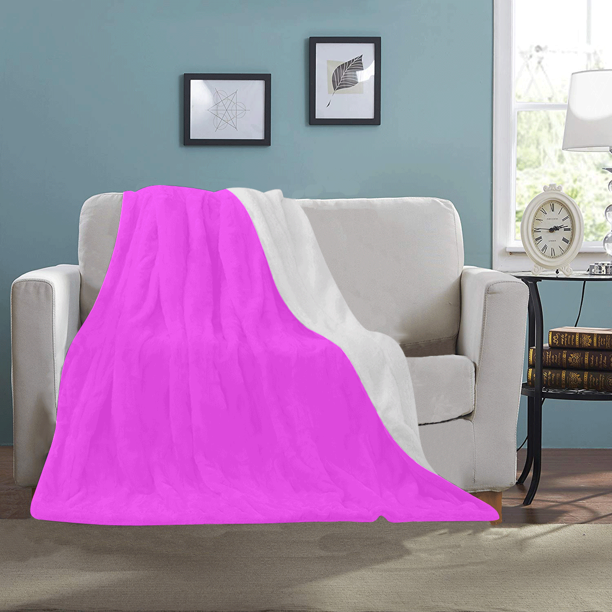 Neon Pink Ultra-Soft Micro Fleece Blanket 40"x50"