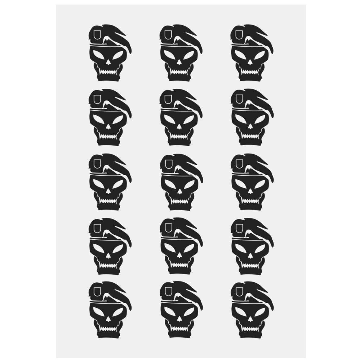 COD1 Personalized Temporary Tattoo (15 Pieces)
