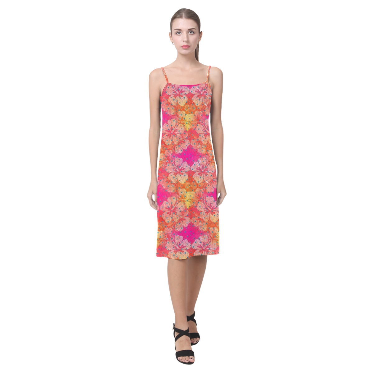 Hawai Pattern by K.Merske Alcestis Slip Dress (Model D05)