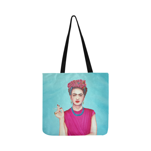 FRIDA IN THE PINK Reusable Shopping Bag Model 1660 (Two sides)