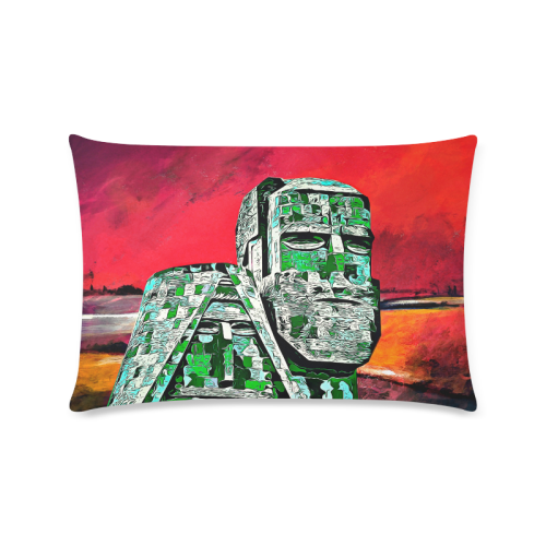 tatik-papik տատիկ-պապիկ Custom Zippered Pillow Case 16"x24"(Twin Sides)