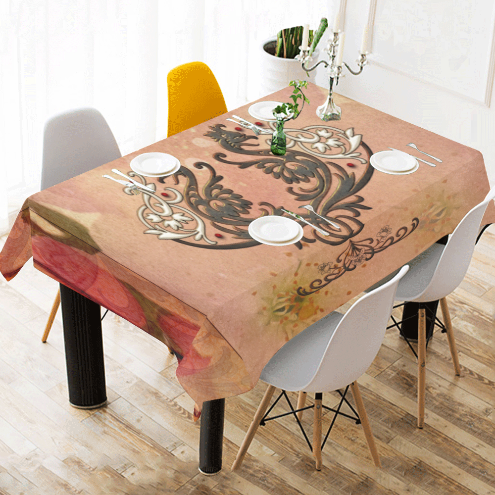 Wonderful fantasy dragon Cotton Linen Tablecloth 60" x 90"