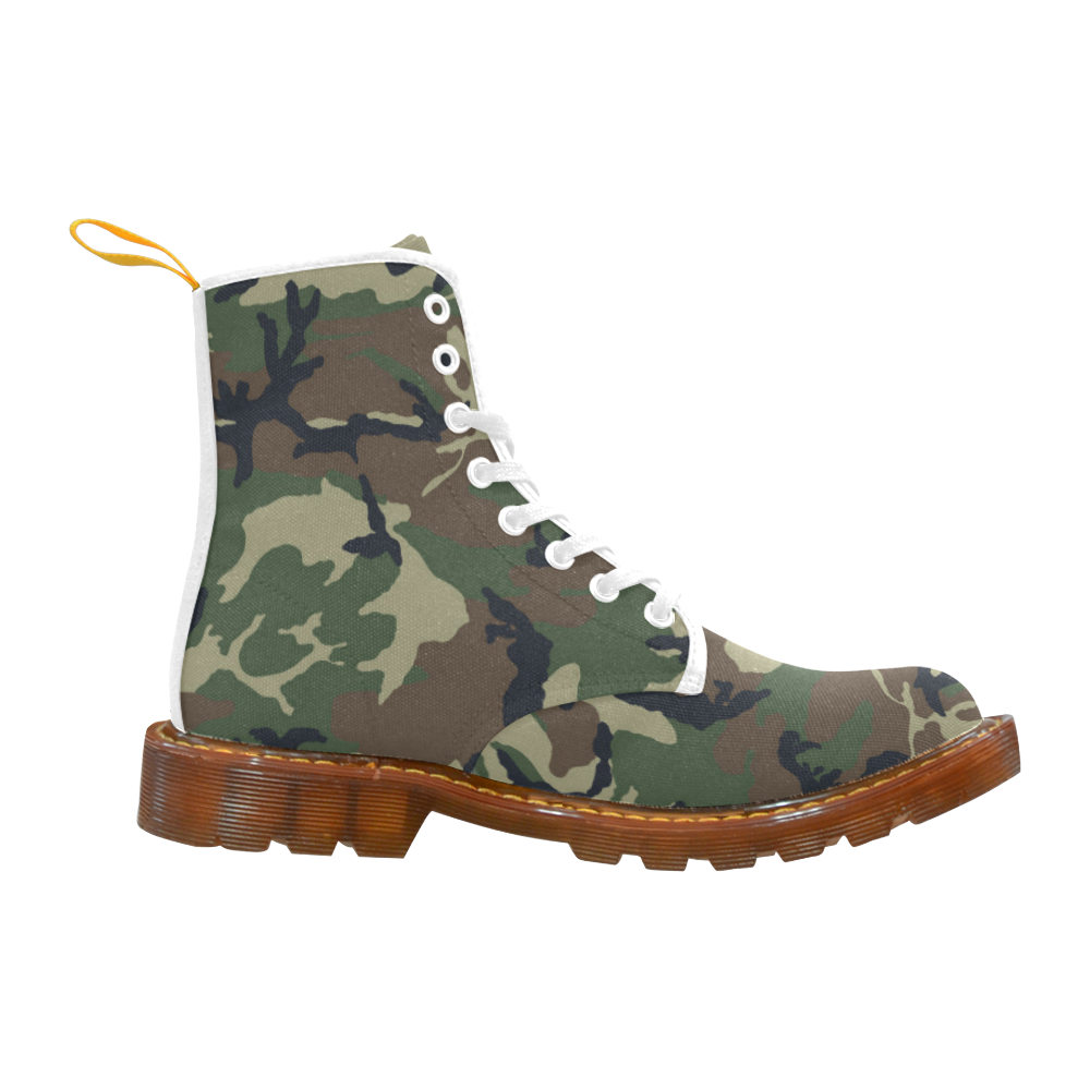 CAMOUFLAGE-WOODLAND 4 Martin Boots For Women Model 1203H