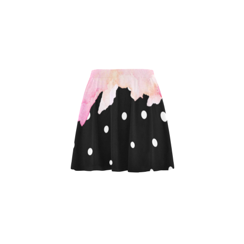 Pink Snow Cloud Mini Skating Skirt (Model D36)