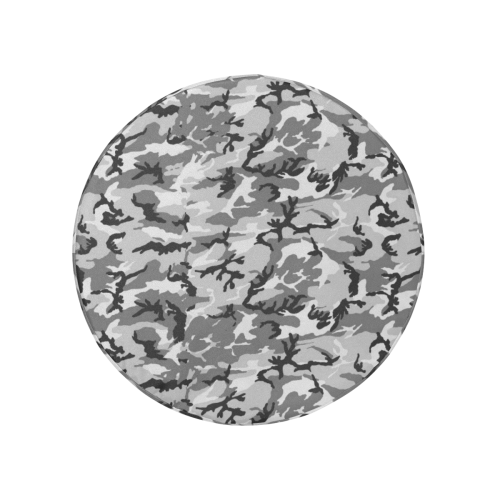 Woodland Urban City Black/Gray Camouflage 32 Inch Spare Tire Cover