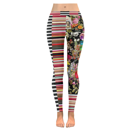 I Want it All Women's Low Rise Leggings (Invisible Stitch) (Model L05)