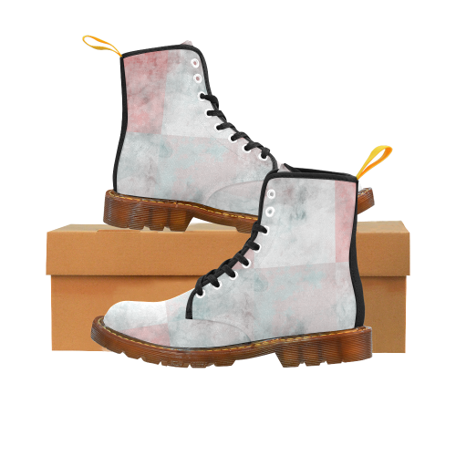 Watercolor Pop Cherry by Jera Nour Martin Boots For Men Model 1203H