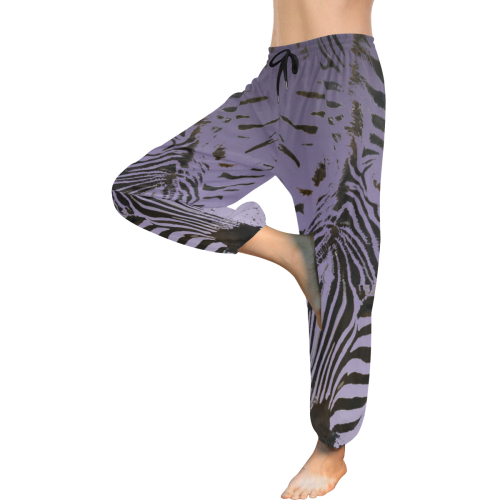 purplzee Women's All Over Print Harem Pants (Model L18)